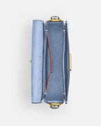 Coach Zoe Shoulder Bag 20 (Light/Pastel Blue)