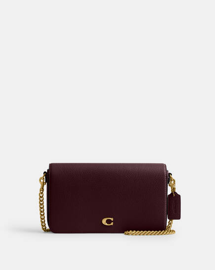 Coach Mila Crossbody Bag (BURGUNDY)